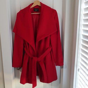 Love Tree Belted Coat